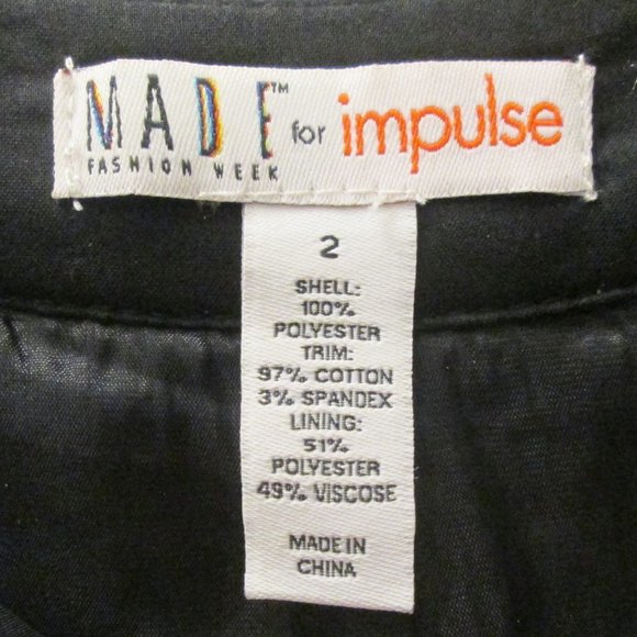 MACY’S VINTAGE IMPULSE FASHION WEEK SHORTS – SIZE 2 – NWT - Picture 8 of 15